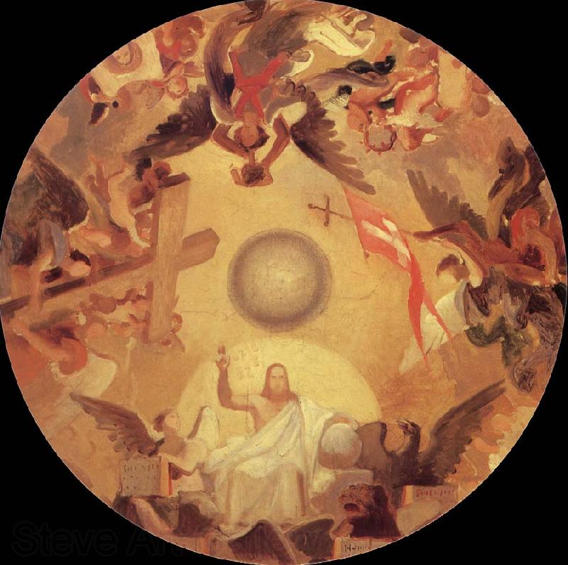 Karl Briullov Christ in Majesty Spain oil painting art